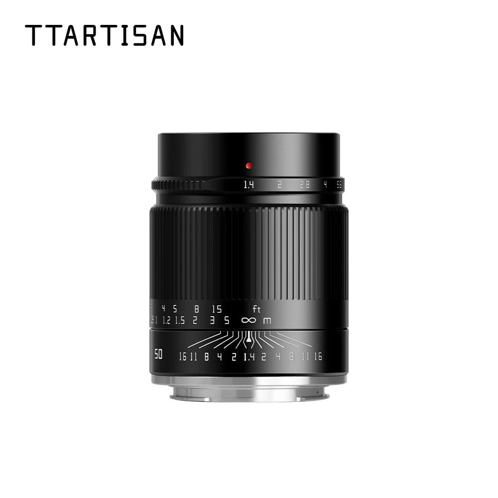 TTArtisan 50mm F1.4 ASPH Full Frame Manual Focus Lenses for Sony E Canon RF Nikon Z Sigma Lumix Leica L mount