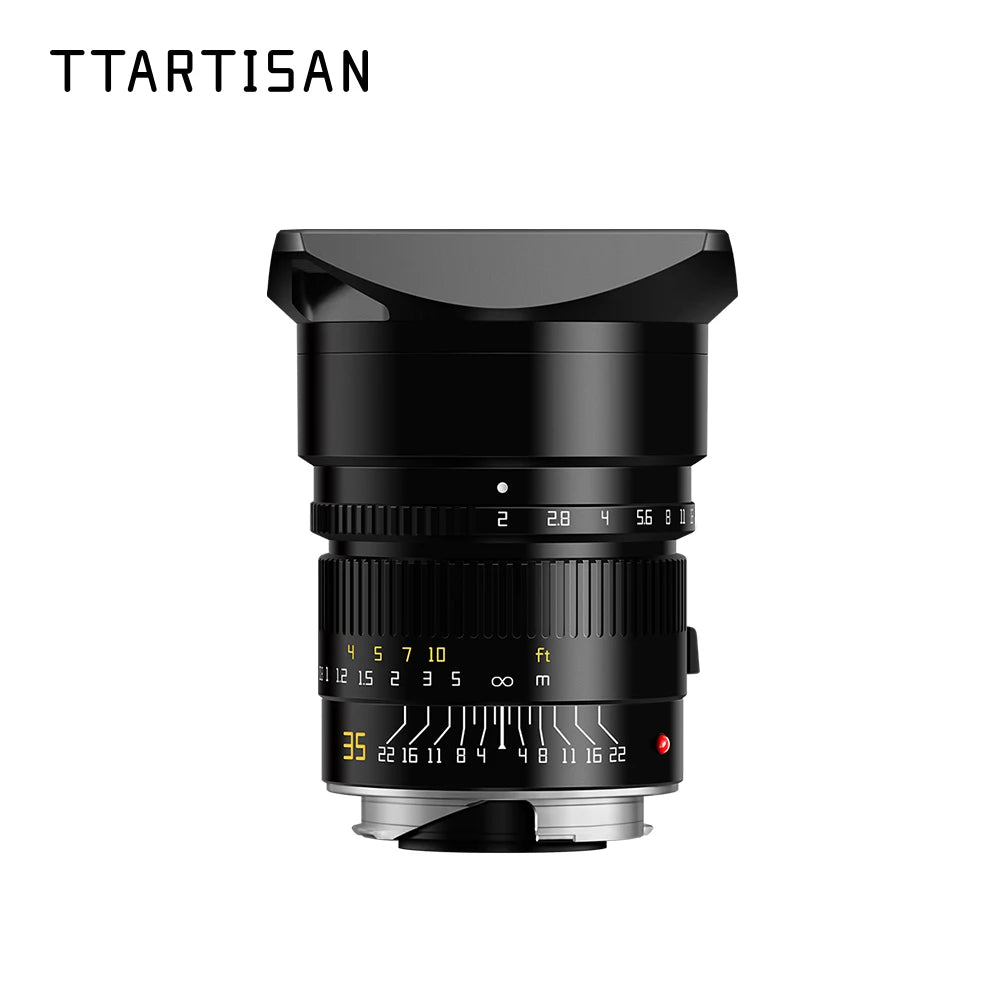 TTArtisan APO-M 35mm F2 ASPH.Full Frame Large Aperture Prime Lens for Leica M-Mount Cameras Leica M-M M240 M3 M6 M7 M8 M9 M10