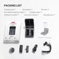 Ulanzi 2.4G Wireless Microphone Voice Recording Pen for iPhone 14 13 12 11 Pro Max X XS XR Max Noise Cancelling Microphone