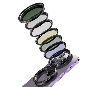 Ulanzi 52mm Magnetic Filter Kit for iPhone 13 14 15 Mini/Pro/Pro Max Outdoor Travel Vlog Video Recording Smartphone Photography