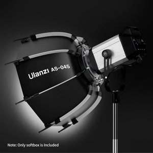 Ulanzi AS-045 45cm Deep Octagonal Honeycomb Grid Softbox Quick Release Bowens Mount for Bowens Photo Studio Flash Lamp
