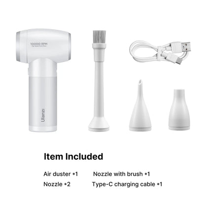 Ulanzi Adjustable Powerful Electric Air Duster Protable Air Duster for Camera Computer PC Keyboard Car 100000 RPM Air Duster