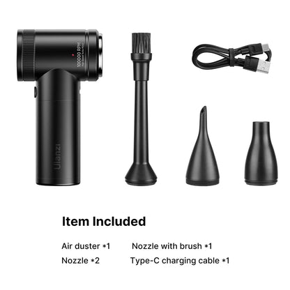 Ulanzi Adjustable Powerful Electric Air Duster Protable Air Duster for Camera Computer PC Keyboard Car 100000 RPM Air Duster