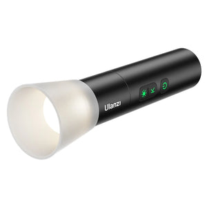 Ulanzi LM07 Videography Flashlight Zoomable Photography Fill Light Ambience Light with 1/4'' Thread for Camera Stand Cage