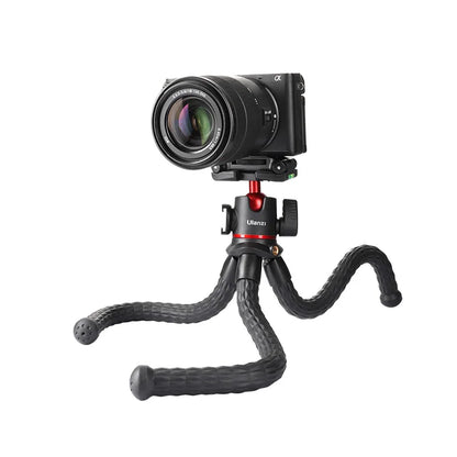 Ulanzi MT-33 Flexible Tripod DSLR Smartphone DSLR Camera Tripod with Phone Mount Ballhead Vlog Tripods with Cold Shoe