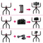 Ulanzi MT-52 Flexible Octopus Tripod Monopod With Double Arm Bracket Extend 1/4 Screw Cold Shoe Smartphone Camera Tripod