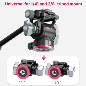 Ulanzi U-190 Panoramic Tripod Head Hydraulic Fluid Video Head For Tripod Monopod Camera Holder Stand Mobile SLR DSLR Camera