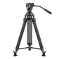 Ulanzi Video Fast Heavy Duty Carbon Fiber / Aluminum Tripod with Fluid Head Quick Release Plate Professional Video Tripod