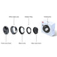 Ulanzi WL-1 18MM Wide Angle Lens 10X HD Macro Camera Lens for Sony ZV1 Accessories Adjustable Camera Lens