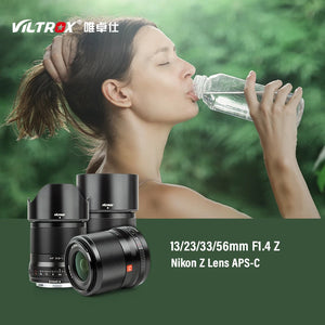 VILTROX 13mm 23mm 33mm 56mm F1.4 Auto Focus Large Aperture Portrait Wide Angle APS-C for Nikon Z Zfc Z6 Z7 Z5