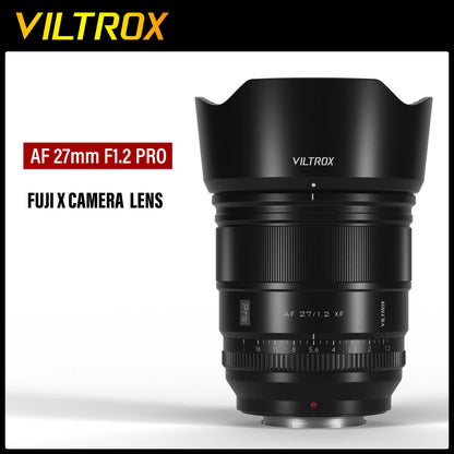 VILTROX 27mm 75mm F.1.2 Pro FujiJIFILM XF Camera Lens Ultra Large Aperture APS-C Prime Lens