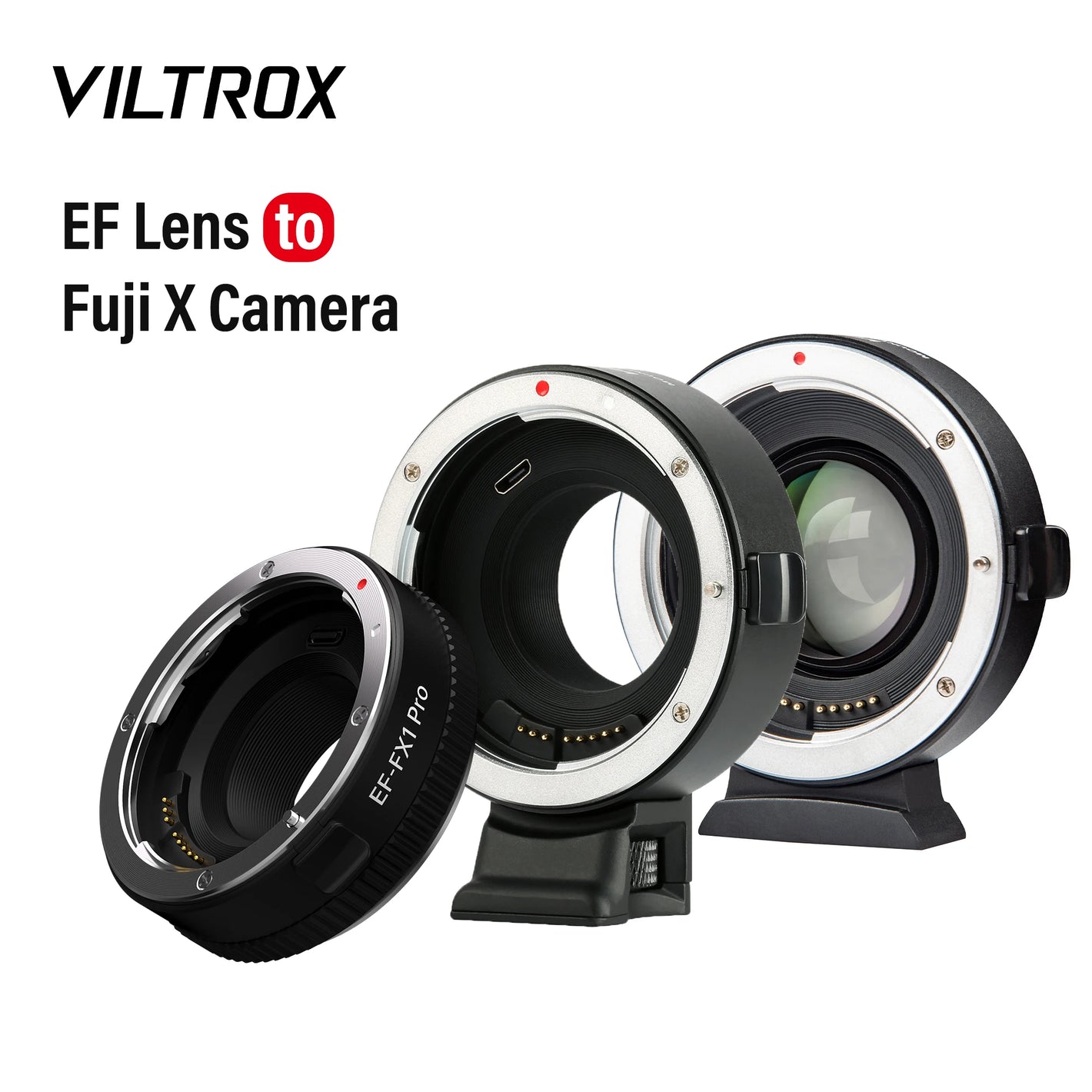 VILTROX Canon EF Lens to Fuji X Camera  Auto Focus Lens Mount Adapter for Fujifilm Camera X-E3 X-PRO2 X-T4 X-T20 X-T100 X-T30