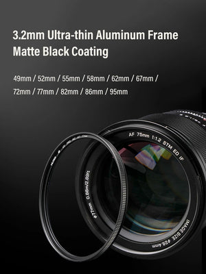 VILTROX Pro 49mm 52mm 67mm 72mm 77mm Ultra thin MC UV Protection Filters Camera Lens Digital Filters for Canon Nikon Sony Lens