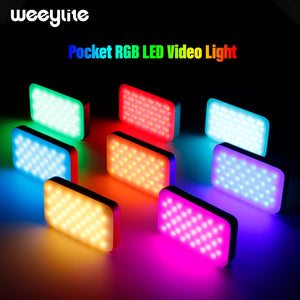 VILTROX S05 RGB LED Video Light Mini Camera Fill Light Full Color Camera Phone Photography Photo Vlog Video Lighting App Control