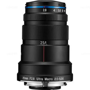 Venus Optics Laowa 25mm f/2.8 60mm f/2.8 Manual Focus Macro Lenses Kit Full-Frame for Canon EF Nikon F Pentax K