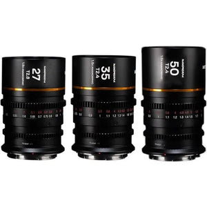 Venus Optics Laowa Nanomorph 27mm T2.8 35mm T2.4 50mm T2.4 1.5x S35 Anamorphic Lens Amber