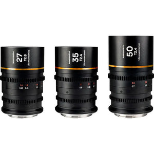 Venus Optics Laowa Nanomorph S35 Prime 3-Lens Bundle Anamorphic lens Laowa 27mm T2.8 35mm T2.4 50mm T2.4 for Canon RF