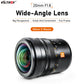 Viltrox 20mm F1.8 Ultra Wide Angle Lens Fisheye Lens Full Frame Fixed Prime Lens for Nikon Z Mount Sony E Mount