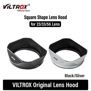 Viltrox 23mm 33mm 56mm F1.4 Original Square Shape Lens Hood Metal Retro 52mm for Viltrox Sony E Fuji X Nikon Z Mount Camera Lens