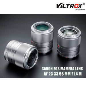 Viltrox 23mm 33mm 56mm F1.4 for Canon M Auto Focus Large Aperture Portrait Lenses Canon EOS M M5 M6II M200 M50