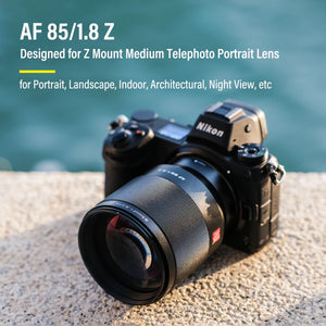 Viltrox 85mm F1.8 Auto Focus Full Frame Telephoto Prime Portrait Large Aperture Lenses for Nikon Z Mount