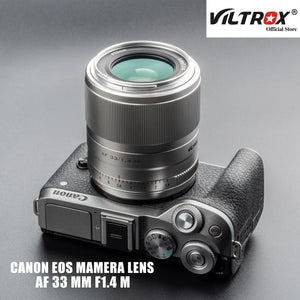 Viltrox AF 33mm F1.4 EF-M Auto Focus Portrait Large Aperture Lens APS-C For Canon EOS M M5 M6II M200 M50