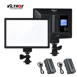 Viltrox L116T Portable LED Video Light Ultra-thin LCD Bi-Color Dimmable DSLR Studio mini Lamp Panel for YouTube show live Camera