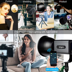 Viltrox Ninja200 60W Professional COB LED Video Light Portable Remote Control 2800K-6800K Bowens Mount Studio Flash Ligh