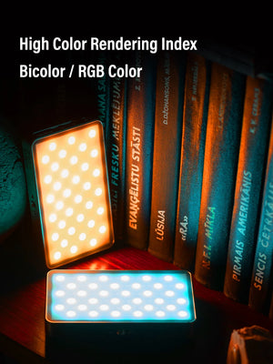 Viltrox Retro 08X Portable Light RGB LED Handheld Video Selfie Photo Fill Soft Lamp Lights APP Control 2500K-8500K