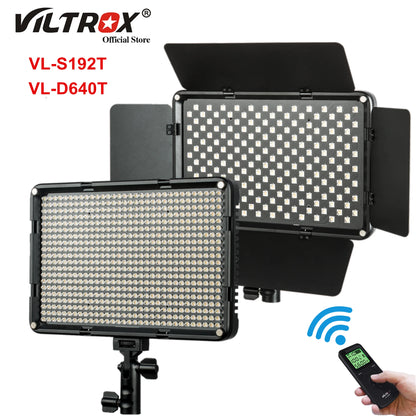 Viltrox VL-D640T 50W LED Light Panel Photography Light Panel 3300k-5600k Bi-color Wireless Remote Studio Video Shooting Light