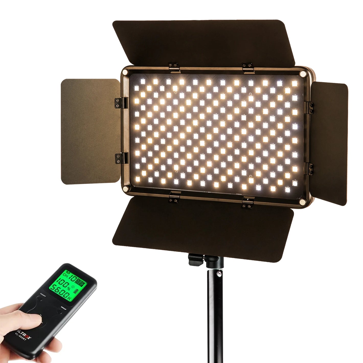 Viltrox VL-S192T 50W LED Light Panel Lamp Studio Video Light Bi-color Wireless Remote Control for Camera Photo Shooting