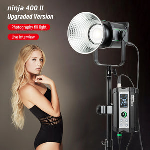 VILTROX Weeylite ninja400 II 150W LED Video Light  Professional Studio Light Smart Fill Light Bi-color 12750LM DMX Control Bowens Mount