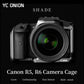 YC Onion Canon R5/R6 Camera Cage with Cold Shoe Mutiful Thread Holes Canon R5/R6 Camera Formfitting Full Cage