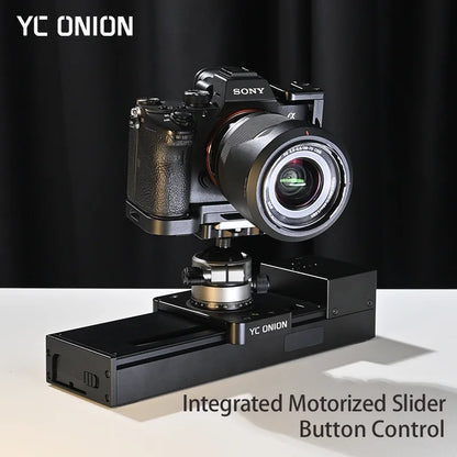 YC Onion Chocolate SE Integrated Motorized Slider Rail for DSLR Cameras Ball Head APP Control Dolly Time-lapse Shooting Portable