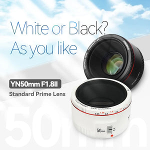 YONGNUO 50mm F1.8 II Large Aperture Auto Focus Lens With Super Bokeh Effect For Canon EOS 70D 5D3 600D