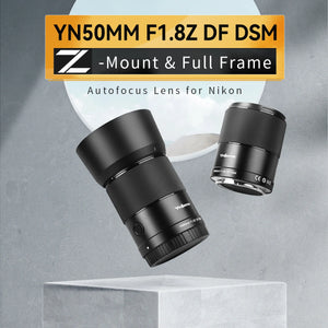 YONGNUO Camera Lenses YN50mm F1.8Z DF DSM Full Frame Auto Focus Z Mount Lens for Nikon Z9 Z7 Z5 Z6 Z50