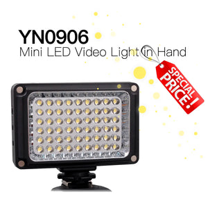 YONGNUO YN0906 54LED  Professional  LED Video Light  Lamp Photography Lighting for Canon Nikon Sony DSLR