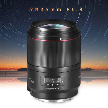 YONGNUO YN35MM F1.4 Wide Angle Lens for Canon 5DII 5D 500D 400D 600D 60D DSLR Camera Lens