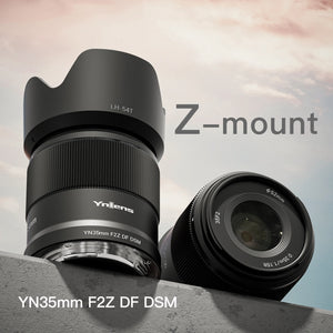 YONGNUO YN35mm F2Z DF DSM Auto Focus Portrait Large Aperture Nikon Lens Z-Mount Z9 Z7 Z5 Z6 Z50 Lens