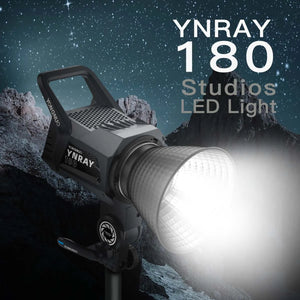 YONGNUO YNRAY180 180W COB Outdoor LED Video Light Bowens Mount Studio Lamp  with 12 Special Lighting Effect for Vlog Interview