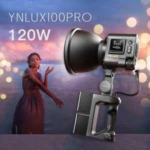 Yongnuo LUX100 YNLUX100 PRO 120W 2700K-6500K Bowens Mount Handheld Outdoor COB LED Light