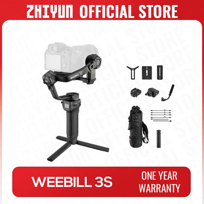 ZHIYUN Weebill 3S Camera Stabilizer 3-Axis Handheld Gimbal PD Fast Charge Quick Release for DSLR Cameras for Sony Canon