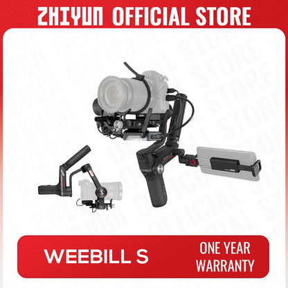 ZHIYUN Weebill S 3-Axis Gimbal Handheld Stabilizer Image Transmission for Canon Sony Etc Mirrorless Camera OLED Display