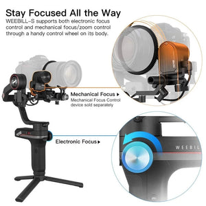 ZHIYUN Weebill S 3-Axis Gimbal Handheld Stabilizer Image Transmission for Canon Sony Etc Mirrorless Camera OLED Display