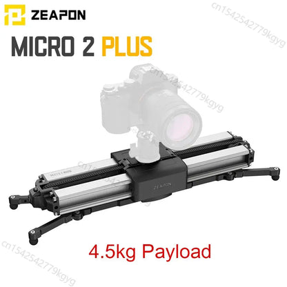 Zeapon Micro 2 Plus Motorized Manual Camera Slider Double Distance Parallel Macro Track DSLR Slider Ultra Silent Motor